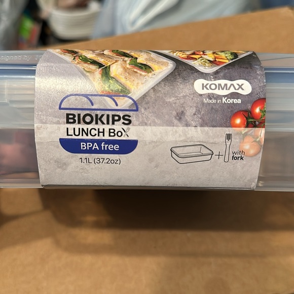 New Komax Bento Lunch Box Blue - Picture 2 of 3